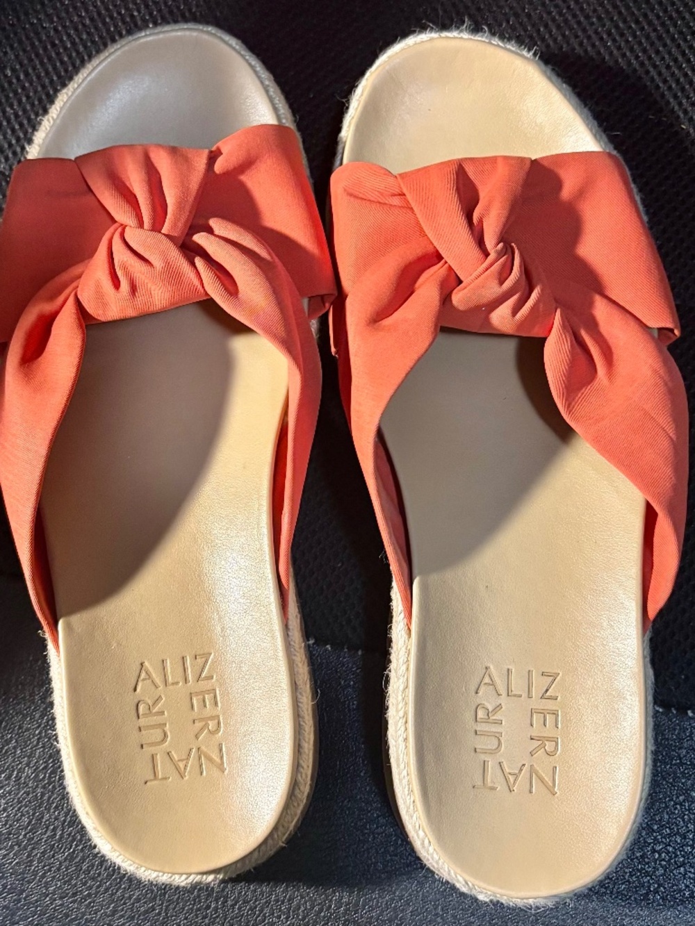 Orange naturalizer Platform Sandals